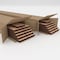Ekena Millwork 48H x 3/8T Adjustable Wood Slat Wall Panel Kit w/ 2W Slats, Hickory contains 22 Slats SWW66X48X0375HI - alternate 6